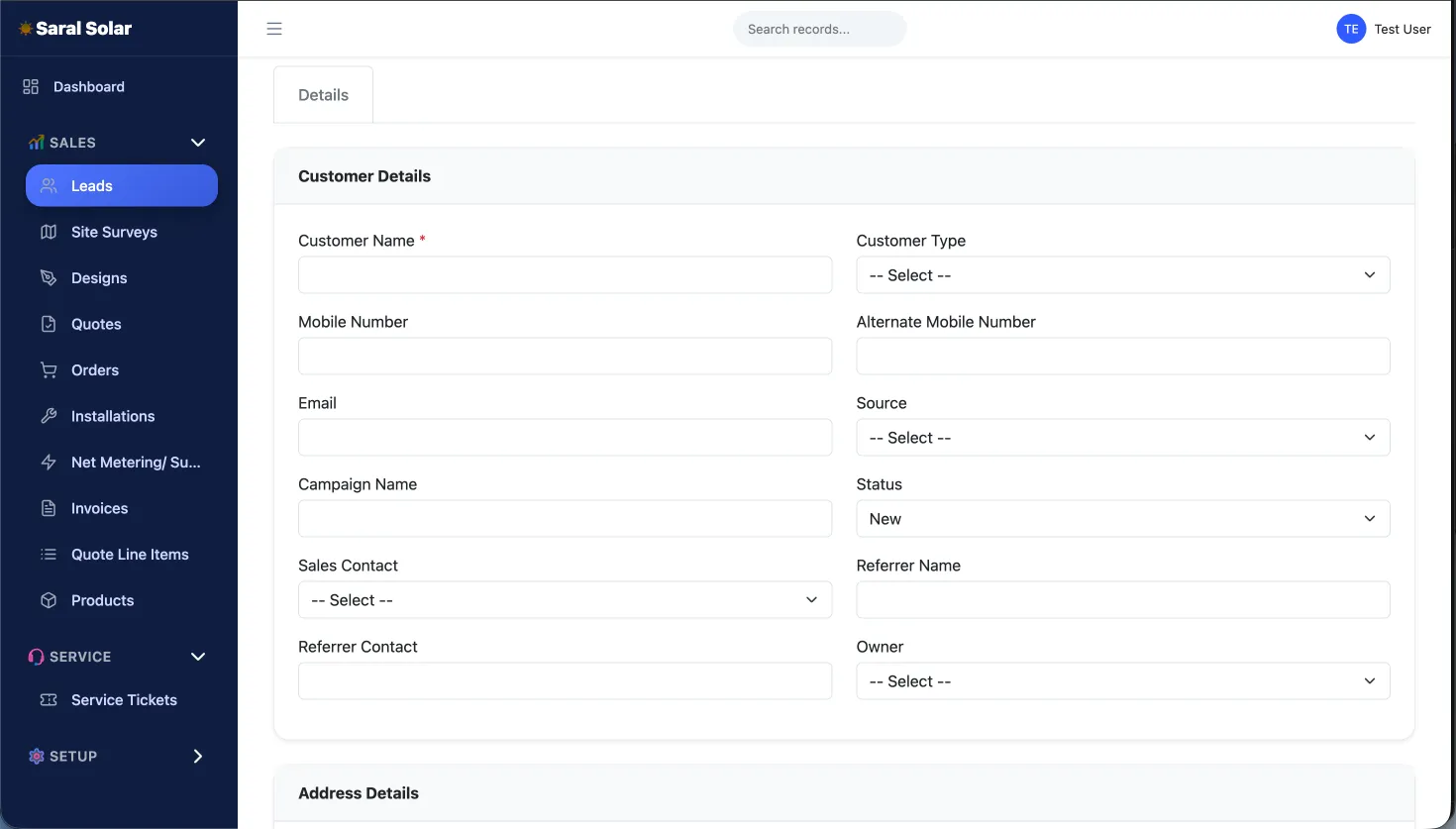 Users and Leads Management